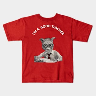 Funny Teacher Gift.  I'M A  GOOD TEACHER Kids T-Shirt